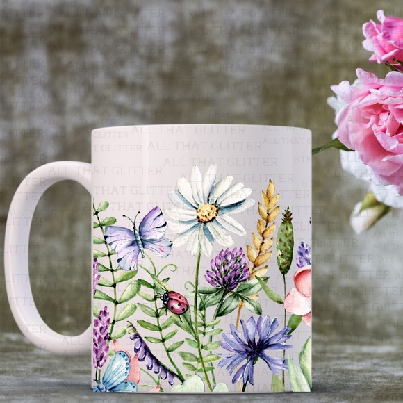 Spring Flowers Mugs - Picture 1 of 5